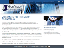 Tablet Screenshot of highvision.se